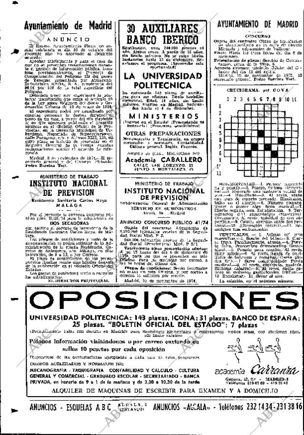 ABC MADRID 22-11-1974 página 118