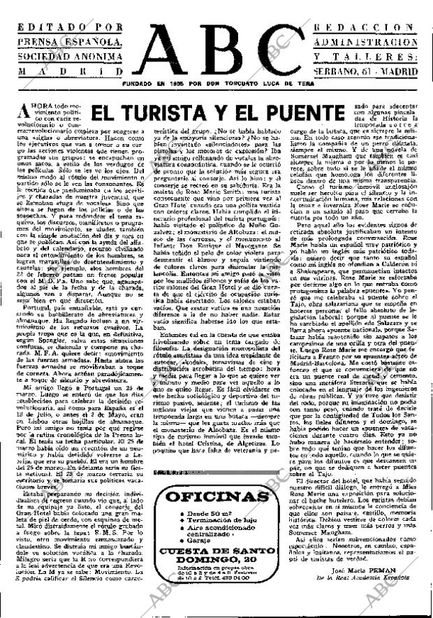 ABC MADRID 22-11-1974 página 3