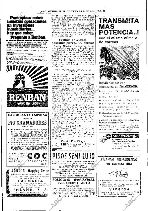 ABC MADRID 22-11-1974 página 58