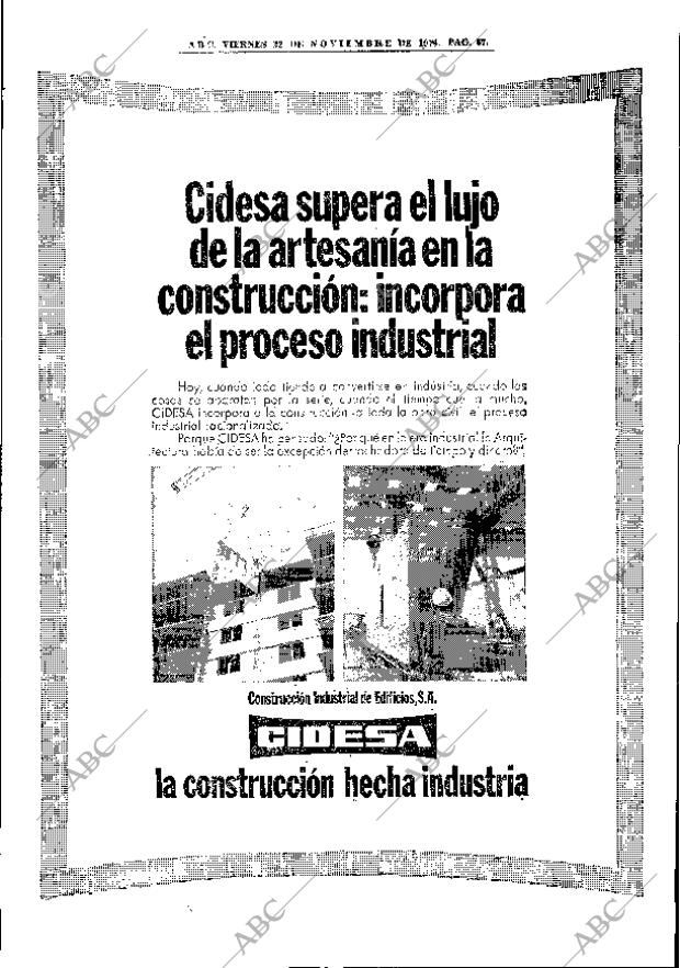 ABC MADRID 22-11-1974 página 67