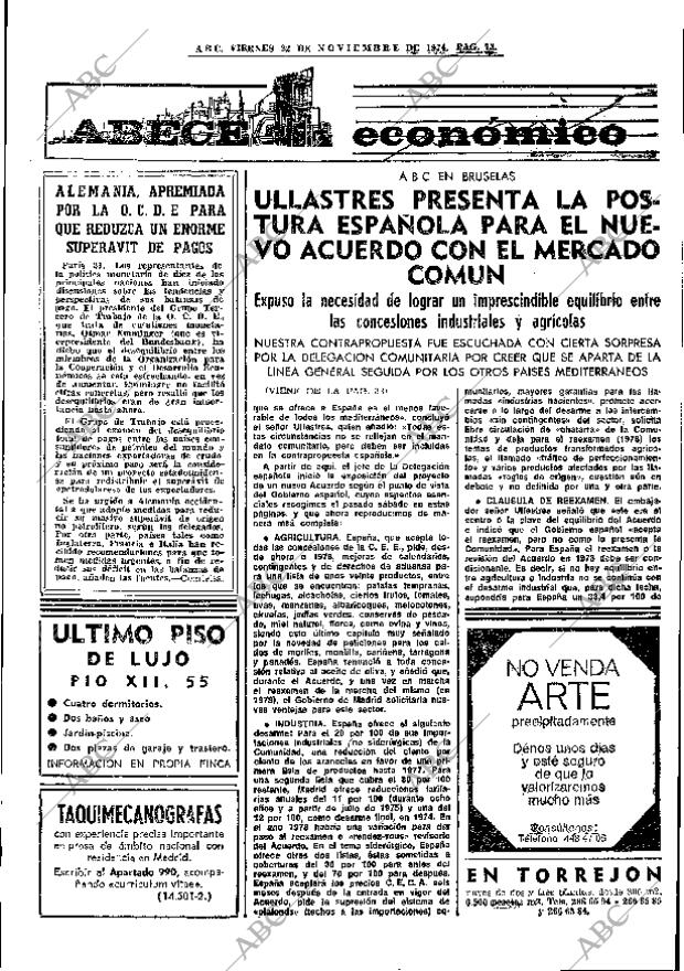 ABC MADRID 22-11-1974 página 73