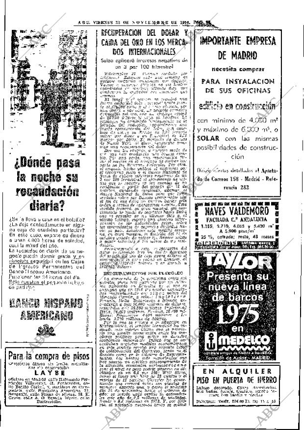 ABC MADRID 22-11-1974 página 75