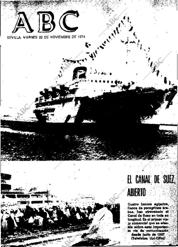 ABC SEVILLA 22-11-1974 página 1