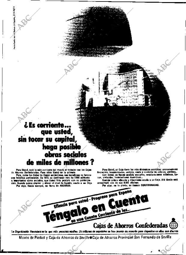 ABC SEVILLA 22-11-1974 página 58