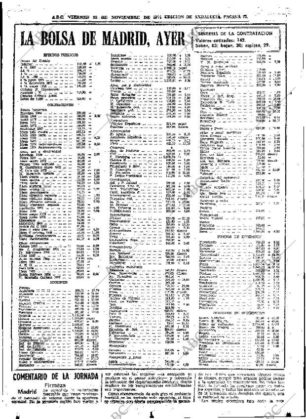 ABC SEVILLA 22-11-1974 página 77