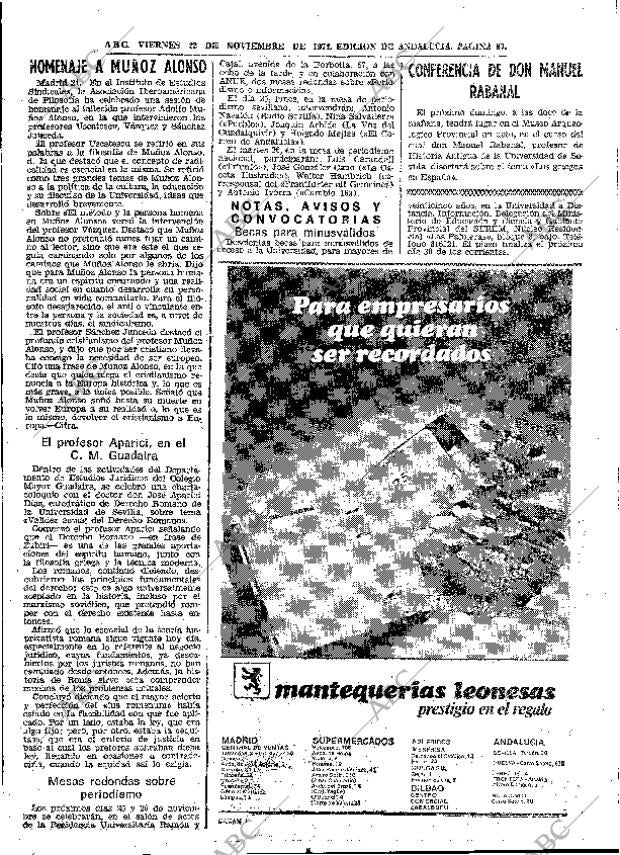 ABC SEVILLA 22-11-1974 página 87