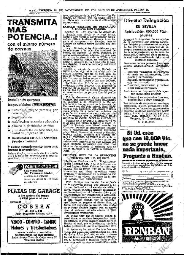 ABC SEVILLA 22-11-1974 página 94