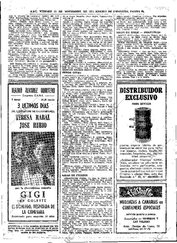 ABC SEVILLA 22-11-1974 página 99
