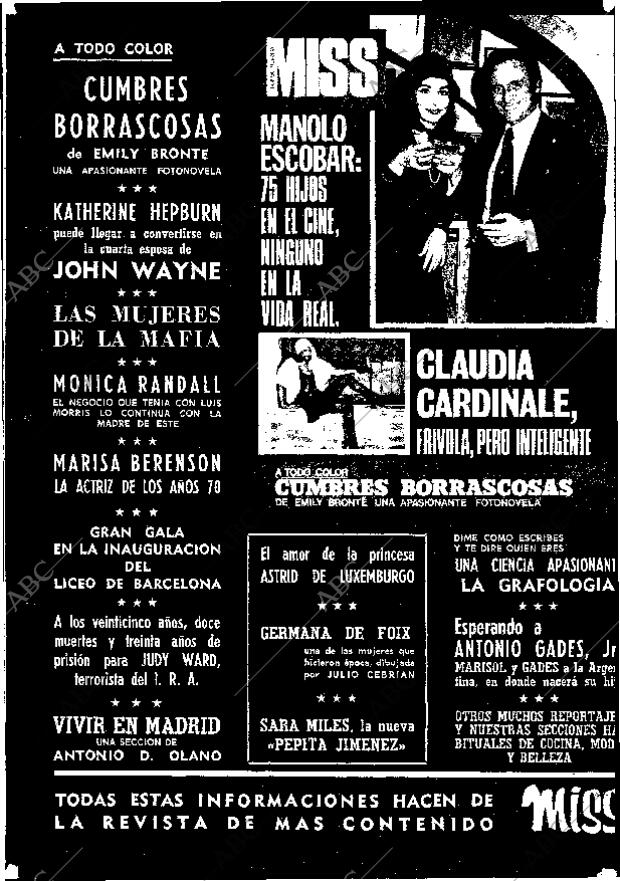 ABC MADRID 23-11-1974 página 148