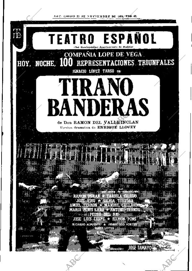 ABC MADRID 23-11-1974 página 47