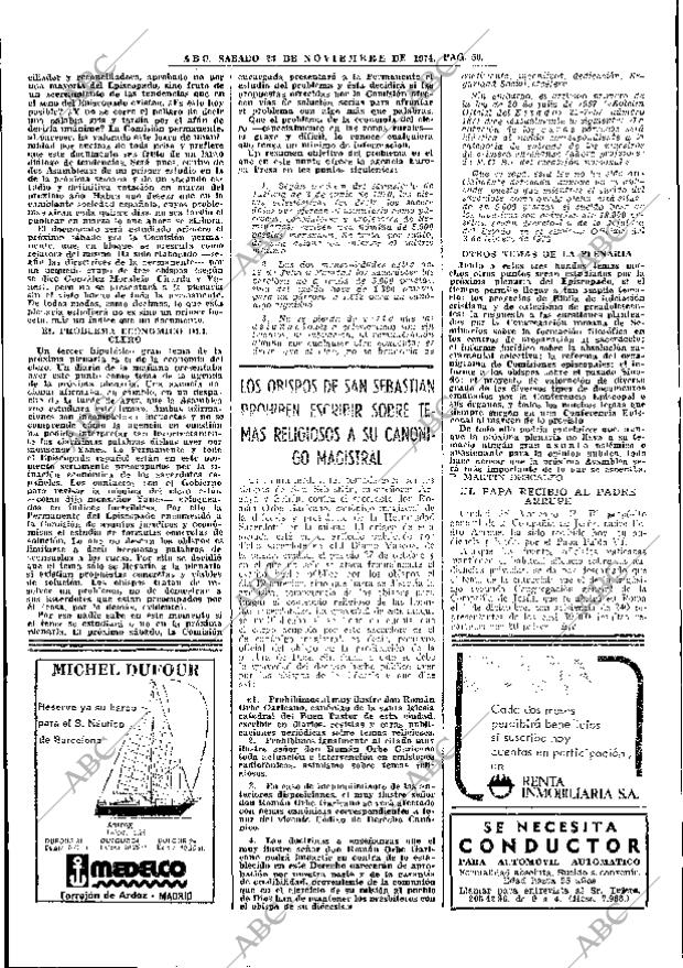 ABC MADRID 23-11-1974 página 50