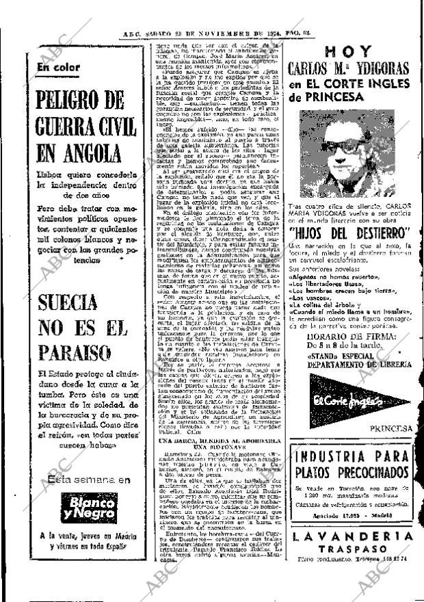 ABC MADRID 23-11-1974 página 52