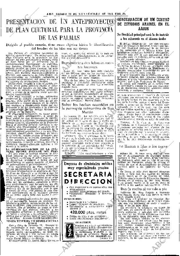 ABC MADRID 23-11-1974 página 55