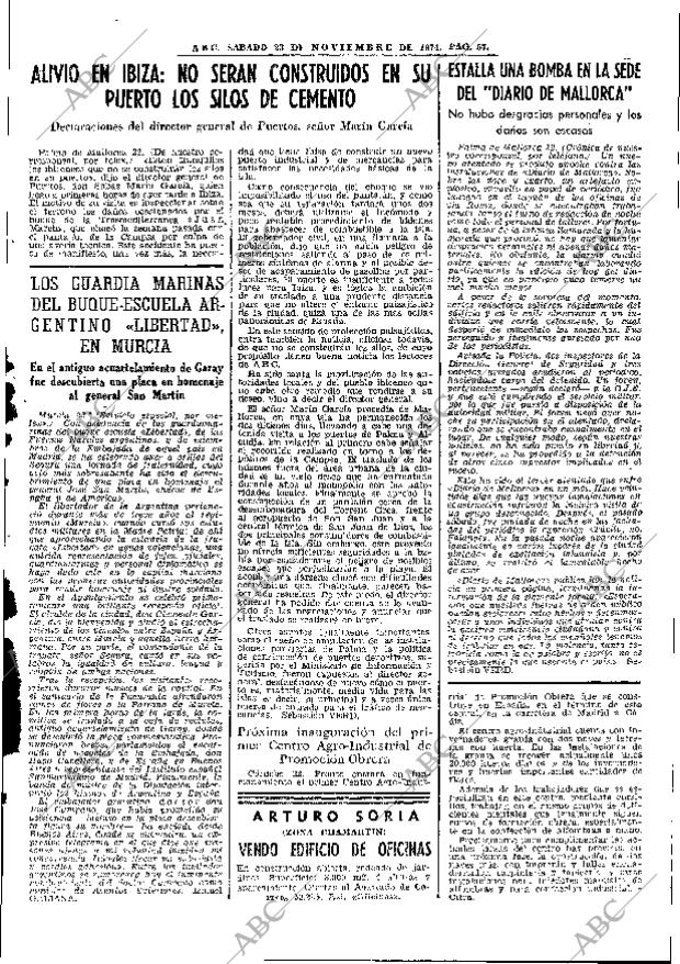 ABC MADRID 23-11-1974 página 57
