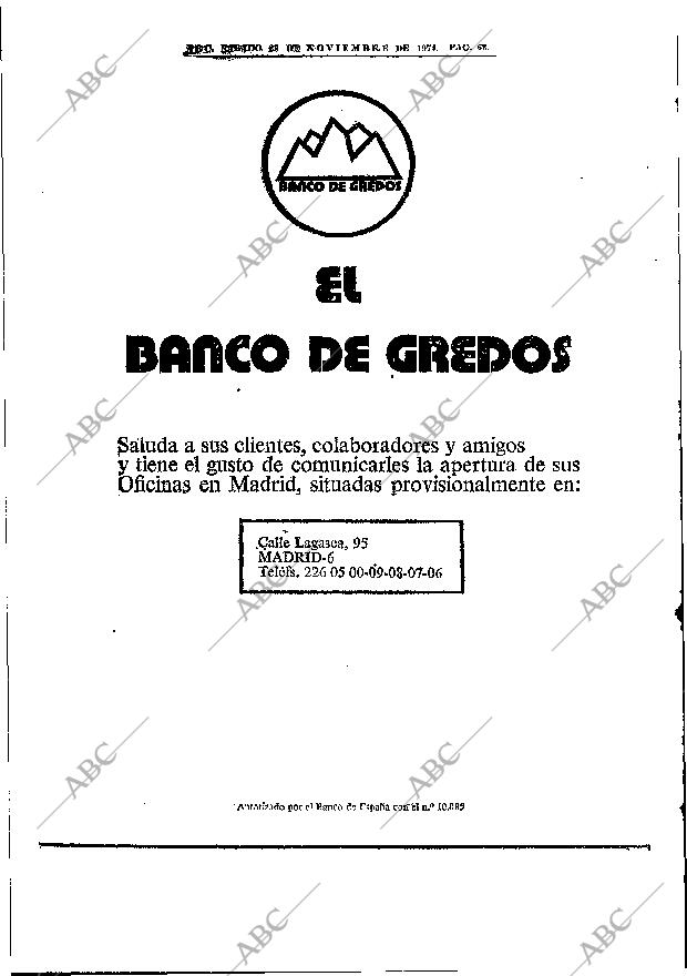 ABC MADRID 23-11-1974 página 68
