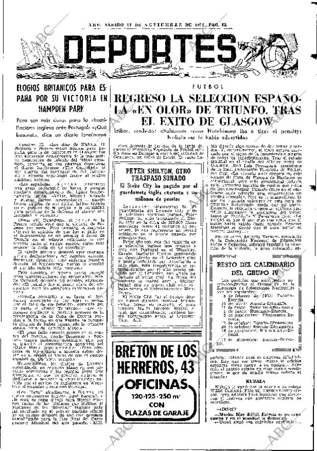 ABC MADRID 23-11-1974 página 83
