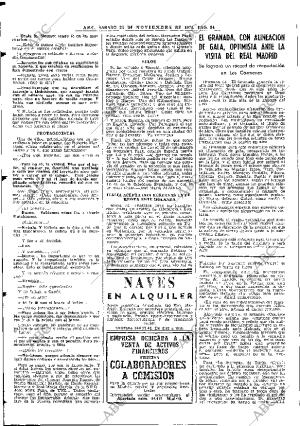 ABC MADRID 23-11-1974 página 84