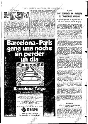 ABC MADRID 23-11-1974 página 89
