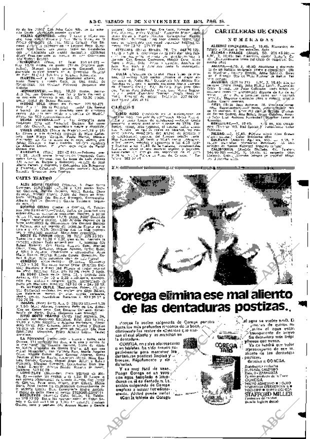 ABC MADRID 23-11-1974 página 93