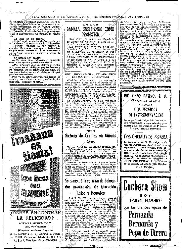 ABC SEVILLA 23-11-1974 página 62