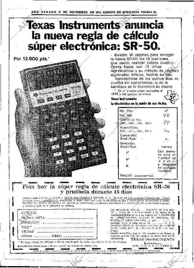 ABC SEVILLA 23-11-1974 página 78