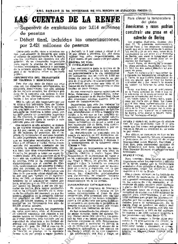 ABC SEVILLA 23-11-1974 página 79