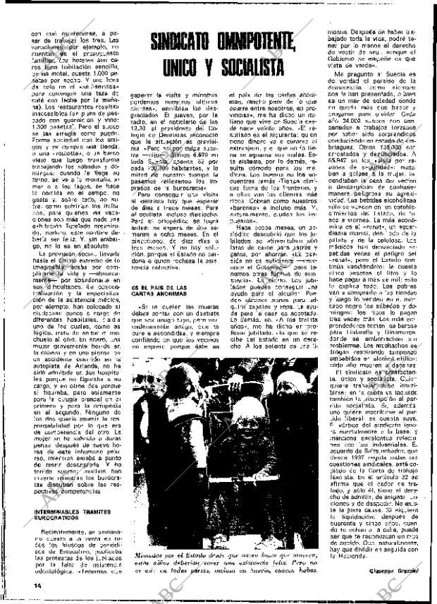 BLANCO Y NEGRO MADRID 23-11-1974 página 14