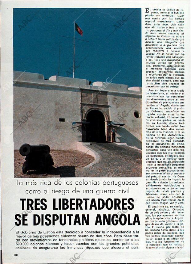 BLANCO Y NEGRO MADRID 23-11-1974 página 20