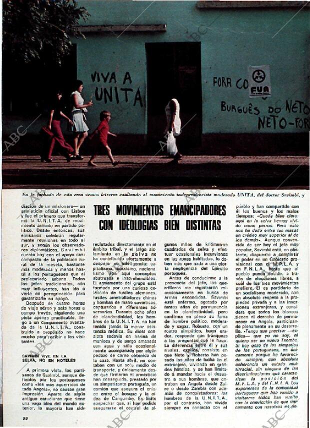 BLANCO Y NEGRO MADRID 23-11-1974 página 22