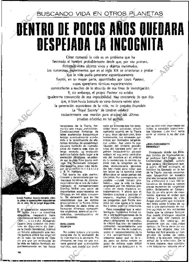 BLANCO Y NEGRO MADRID 23-11-1974 página 38