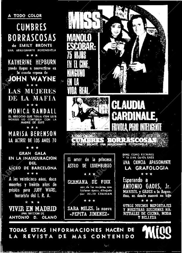 BLANCO Y NEGRO MADRID 23-11-1974 página 42