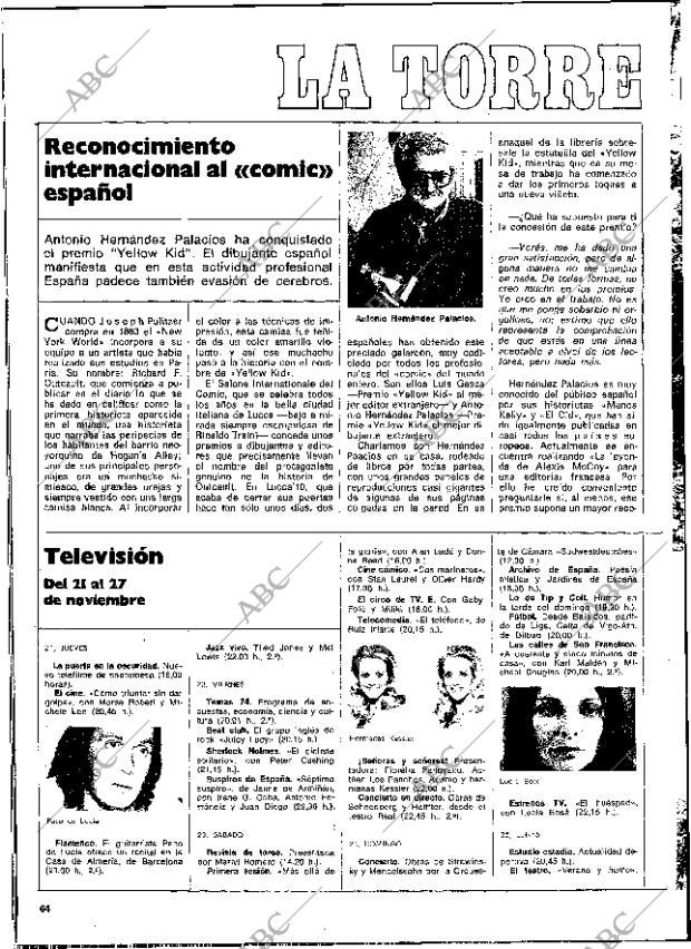 BLANCO Y NEGRO MADRID 23-11-1974 página 64