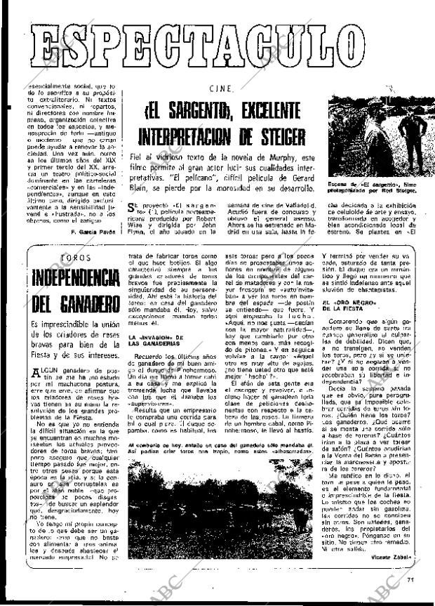 BLANCO Y NEGRO MADRID 23-11-1974 página 71