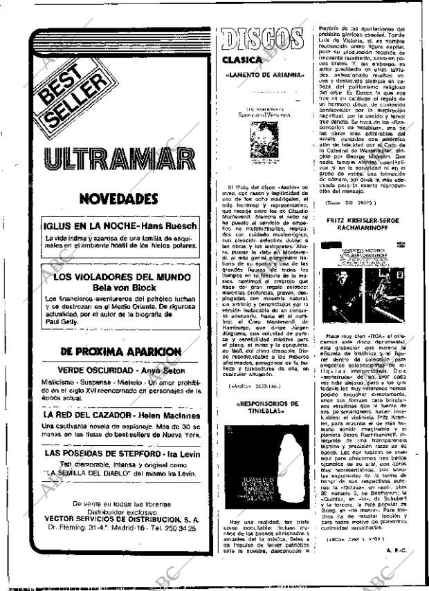 BLANCO Y NEGRO MADRID 23-11-1974 página 94