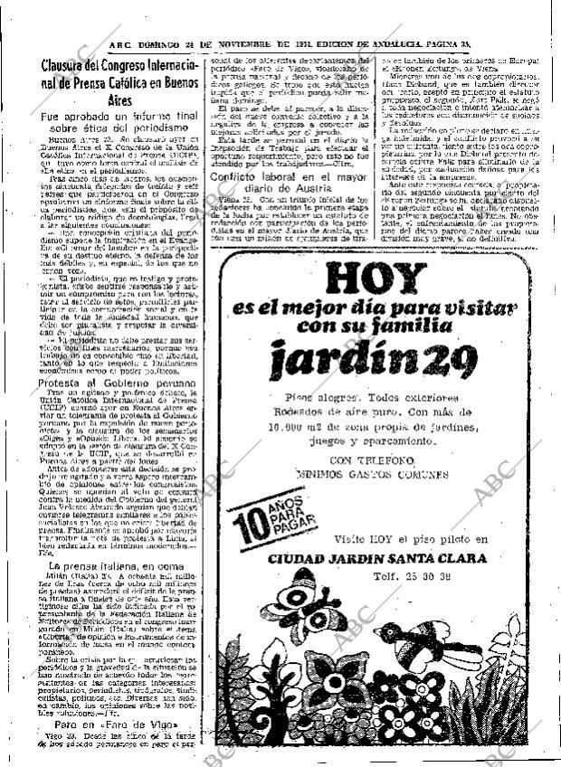 ABC SEVILLA 24-11-1974 página 35