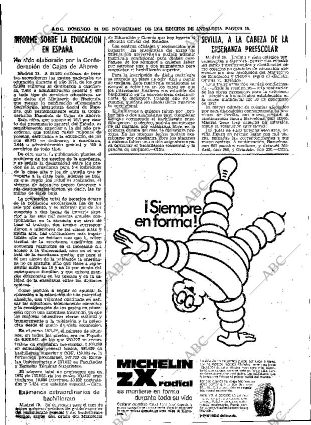 ABC SEVILLA 24-11-1974 página 55
