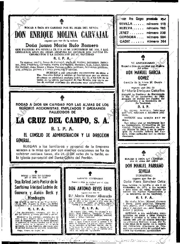 ABC SEVILLA 24-11-1974 página 78