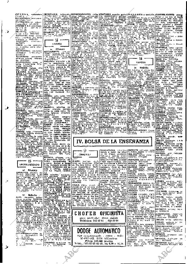ABC MADRID 28-11-1974 página 104