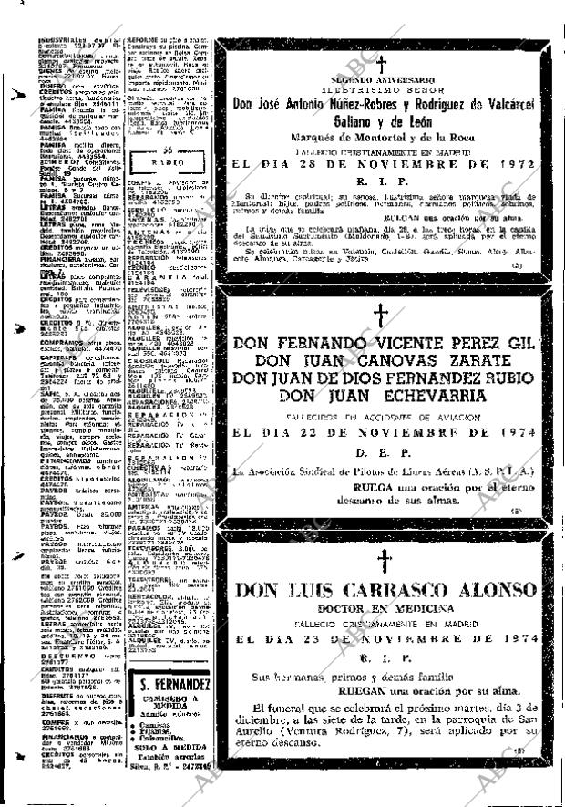 ABC MADRID 28-11-1974 página 108