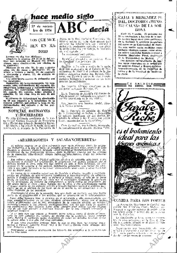 ABC MADRID 28-11-1974 página 113