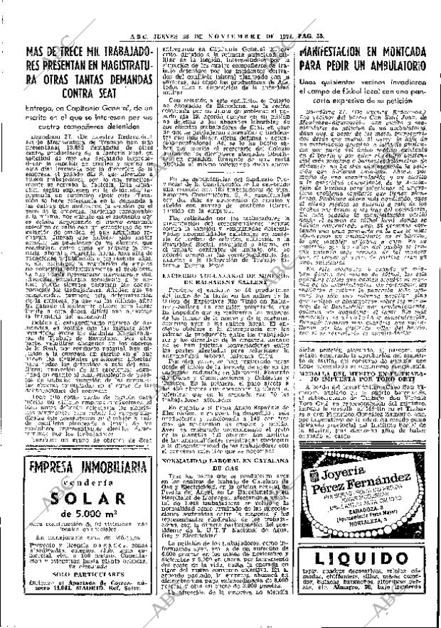 ABC MADRID 28-11-1974 página 53