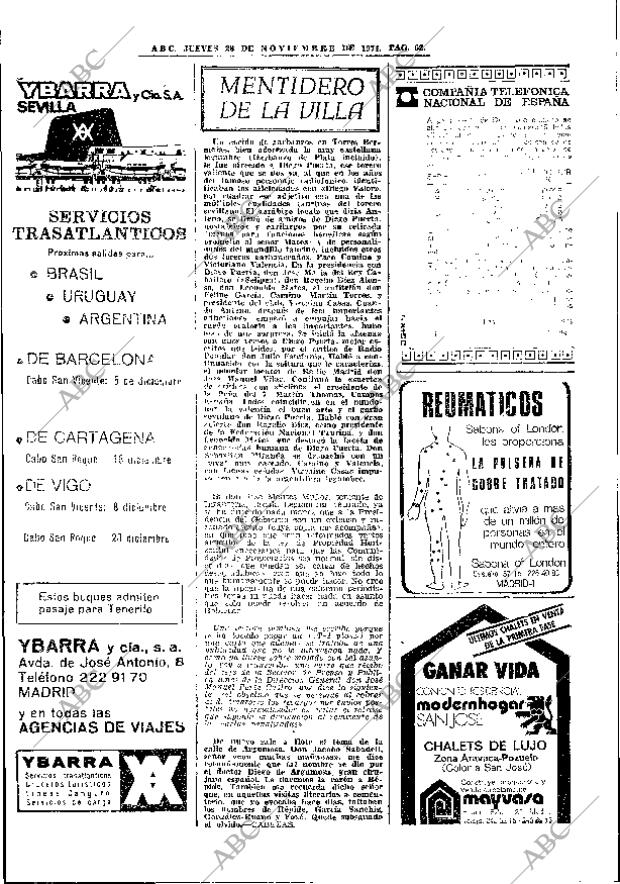ABC MADRID 28-11-1974 página 60