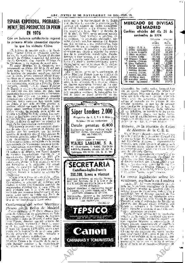 ABC MADRID 28-11-1974 página 73