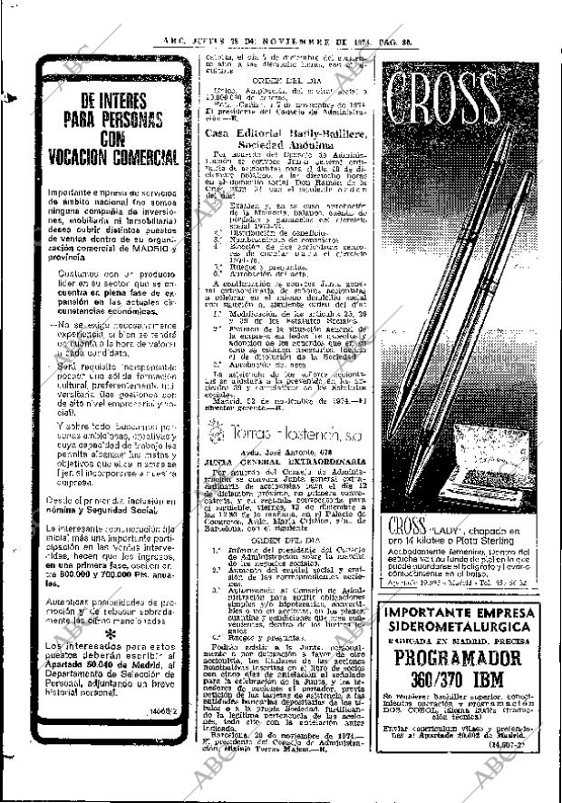ABC MADRID 28-11-1974 página 78