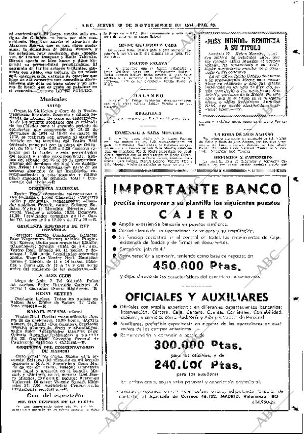 ABC MADRID 28-11-1974 página 87