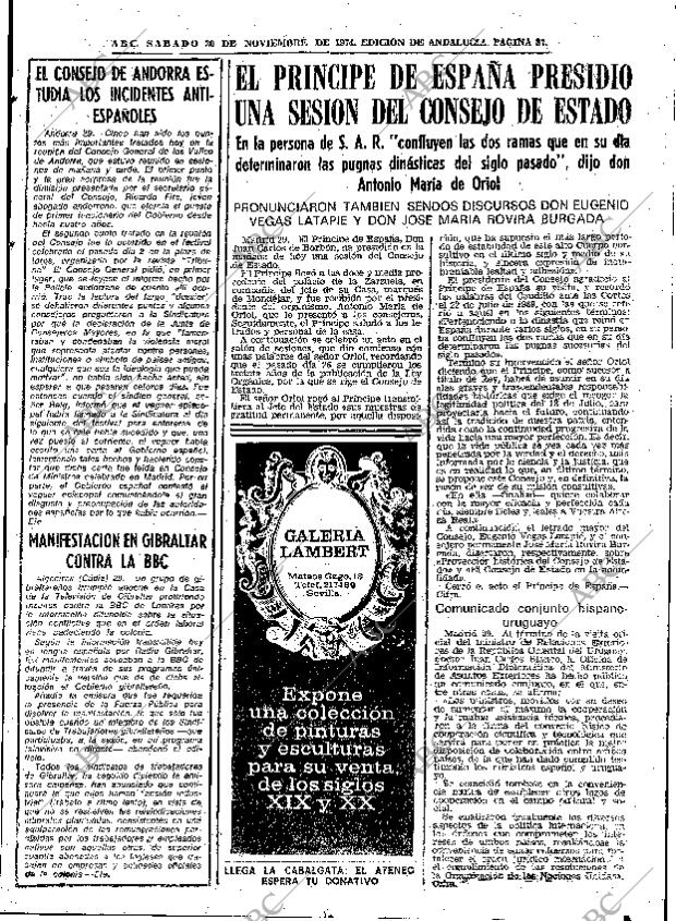 ABC SEVILLA 30-11-1974 página 37