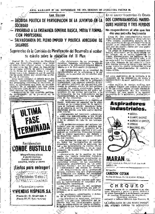 ABC SEVILLA 30-11-1974 página 39