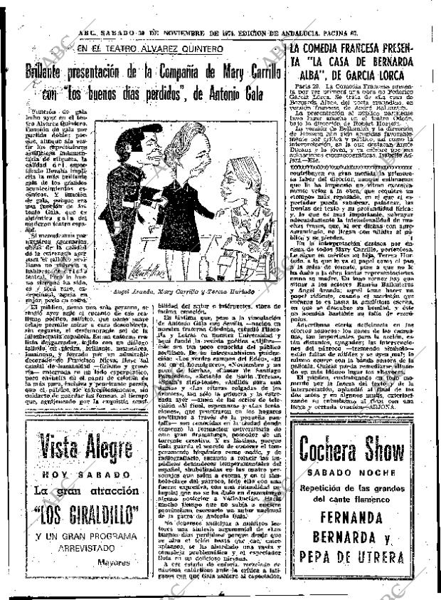 ABC SEVILLA 30-11-1974 página 67