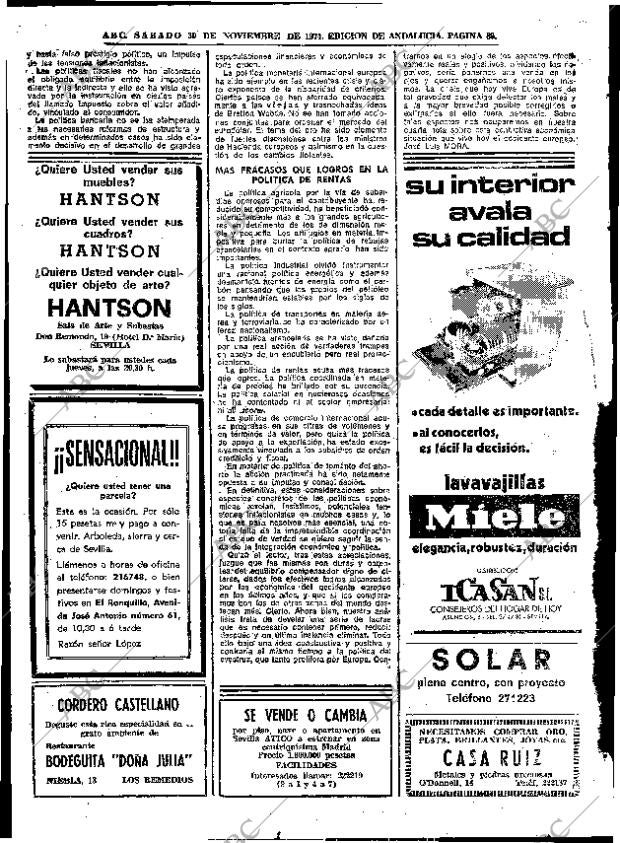 ABC SEVILLA 30-11-1974 página 86