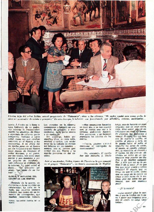 BLANCO Y NEGRO MADRID 30-11-1974 página 77